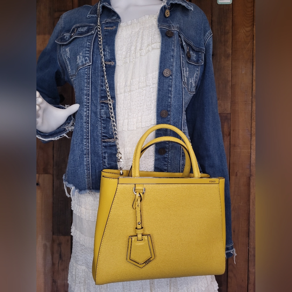 Fendi Leather Petite 2Jours Tote - Picture 4 of 12